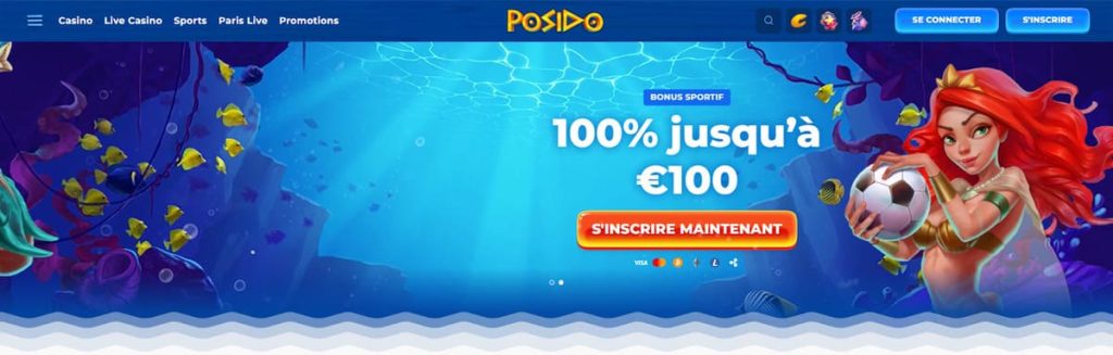 bonus bienvenue sport posido casino